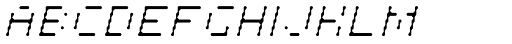 Cypher 4 Light Italic Font UPPERCASE