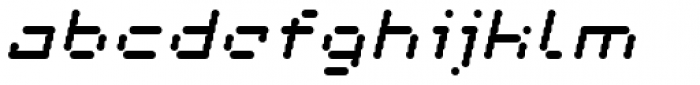 Cypher 5 Italic Font LOWERCASE