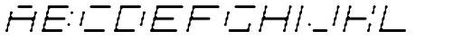 Cypher 5 Light Italic Font UPPERCASE