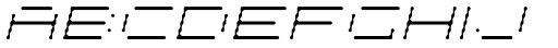 Cypher 7 Light Italic Font UPPERCASE