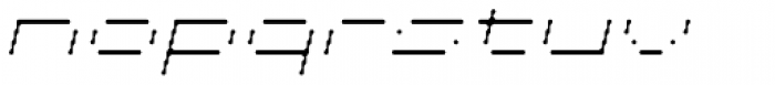 Cypher 7 Light Italic Font LOWERCASE