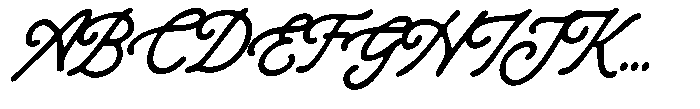 Cyprus Sunrise Script Font UPPERCASE
