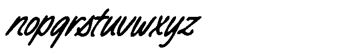 Cyprus Sunrise Script Font LOWERCASE