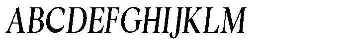Cyravel Black Condensed Italic Font UPPERCASE