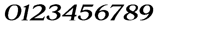 Cyravel Black Expanded Italic Font OTHER CHARS