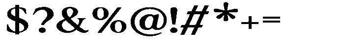 Cyravel Black Expanded Font OTHER CHARS