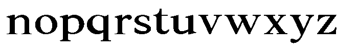 Cyravel Black Expanded Font LOWERCASE