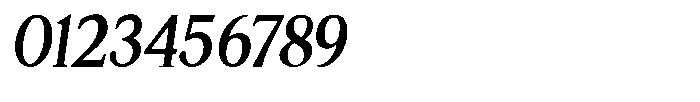 Cyravel Black Semi Condensed Italic Font OTHER CHARS