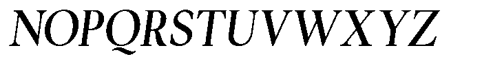 Cyravel Black Semi Condensed Italic Font UPPERCASE