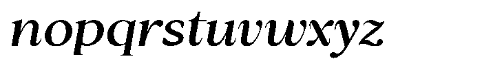 Cyravel Black Semi Expanded Italic Font LOWERCASE