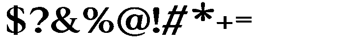 Cyravel Black Semi Expanded Font OTHER CHARS