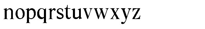 Cyravel Bold Condensed Font LOWERCASE