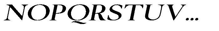 Cyravel Bold Expanded Italic Font UPPERCASE