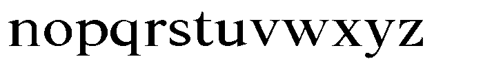 Cyravel Bold Expanded Font LOWERCASE