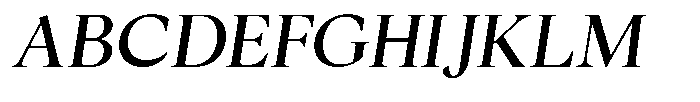 Cyravel Bold Italic Font UPPERCASE