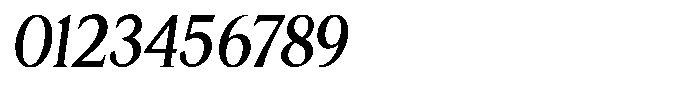 Cyravel Bold Semi Condensed Italic Font OTHER CHARS