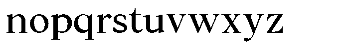 Cyravel Bold Semi Expanded Font LOWERCASE
