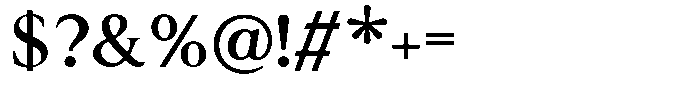 Cyravel Bold Font OTHER CHARS
