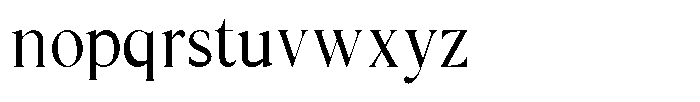 Cyravel Condensed Font LOWERCASE
