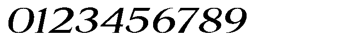 Cyravel Expanded Italic Font OTHER CHARS