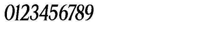 Cyravel Extra Bold Condensed Italic Font OTHER CHARS