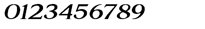 Cyravel Extra Bold Expanded Italic Font OTHER CHARS