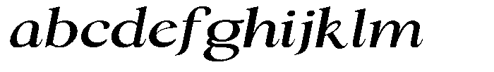 Cyravel Extra Bold Expanded Italic FONT