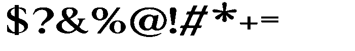Cyravel Extra Bold Expanded Font OTHER CHARS