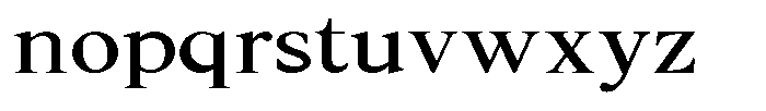 Cyravel Extra Bold Expanded Font LOWERCASE