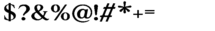 Cyravel Extra Bold Semi Expanded Font OTHER CHARS