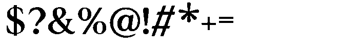 Cyravel Extra Bold Font OTHER CHARS