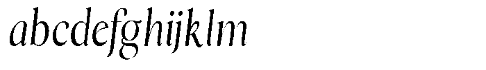 Cyravel Extra Light Condensed Italic FONT