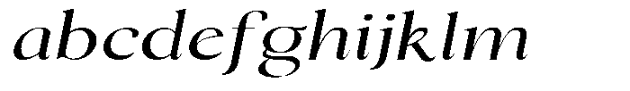 Cyravel Extra Light Expanded Italic FONT