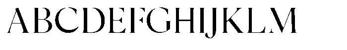 Cyravel Extra Light Semi Condensed Font UPPERCASE