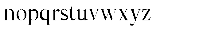 Cyravel Extra Light Semi Condensed Font LOWERCASE