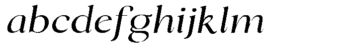Cyravel Extra Light Semi Expanded Italic FONT