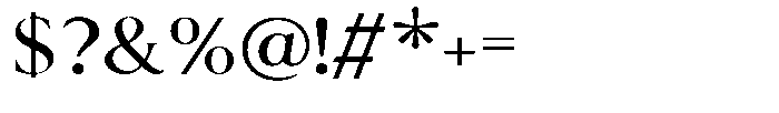 Cyravel Extra Light Semi Expanded Font OTHER CHARS