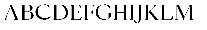 Cyravel Extra Light Semi Expanded Font UPPERCASE
