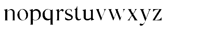 Cyravel Extra Light Semi Expanded Font LOWERCASE
