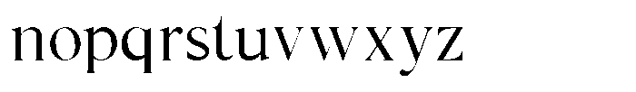 Cyravel Extra Light Font LOWERCASE