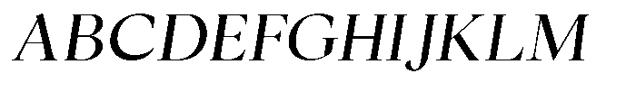 Cyravel Italic Font UPPERCASE