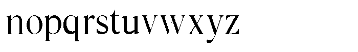 Cyravel Light Condensed Font LOWERCASE