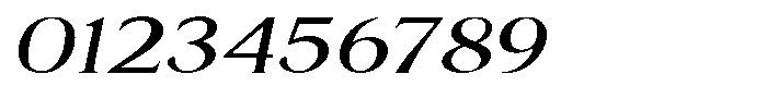 Cyravel Light Expanded Italic Font OTHER CHARS
