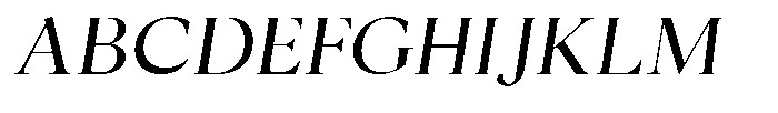 Cyravel Light Italic Font UPPERCASE