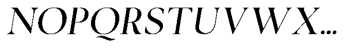 Cyravel Light Italic Font UPPERCASE