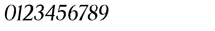 Cyravel Light Semi Condensed Italic Font OTHER CHARS