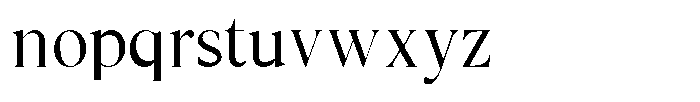 Cyravel Light Semi Condensed Font LOWERCASE