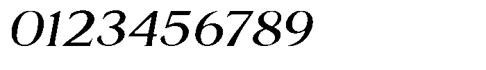 Cyravel Light Semi Expanded Italic Font OTHER CHARS