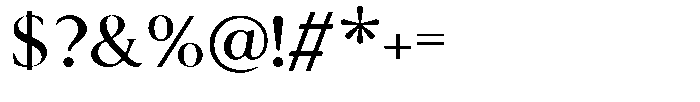 Cyravel Light Font OTHER CHARS