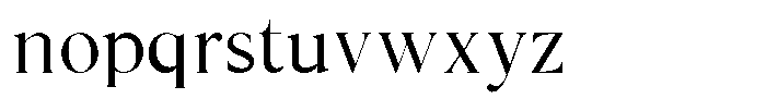 Cyravel Light Font LOWERCASE